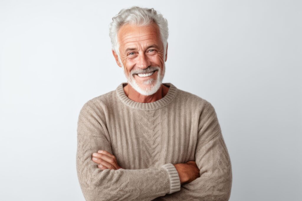 smiling senior man
