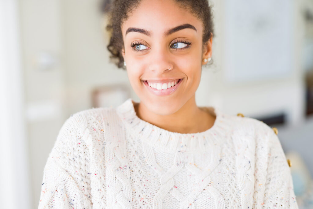 smiling young woman